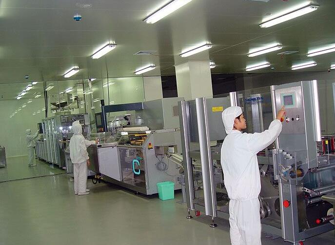玫鸟自动产品用于广东某药业公司